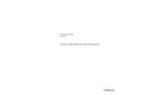 Captura WP Oracle Big Data for the enterprise