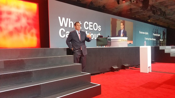 Mark Hurd en el OpenWorld 2015