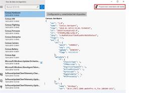 Microsoft. visor diagnostico
