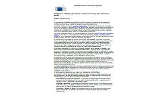 Portada WP Principios básicos de la UE para la IA