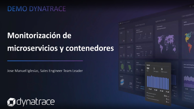 Webinar_Dynatrace_monitorización contenedores y microservicios