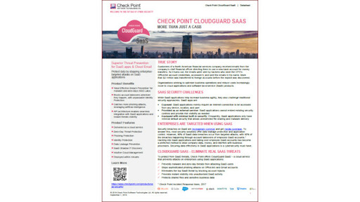 CLoudGuard SaaS Data Sheet WP