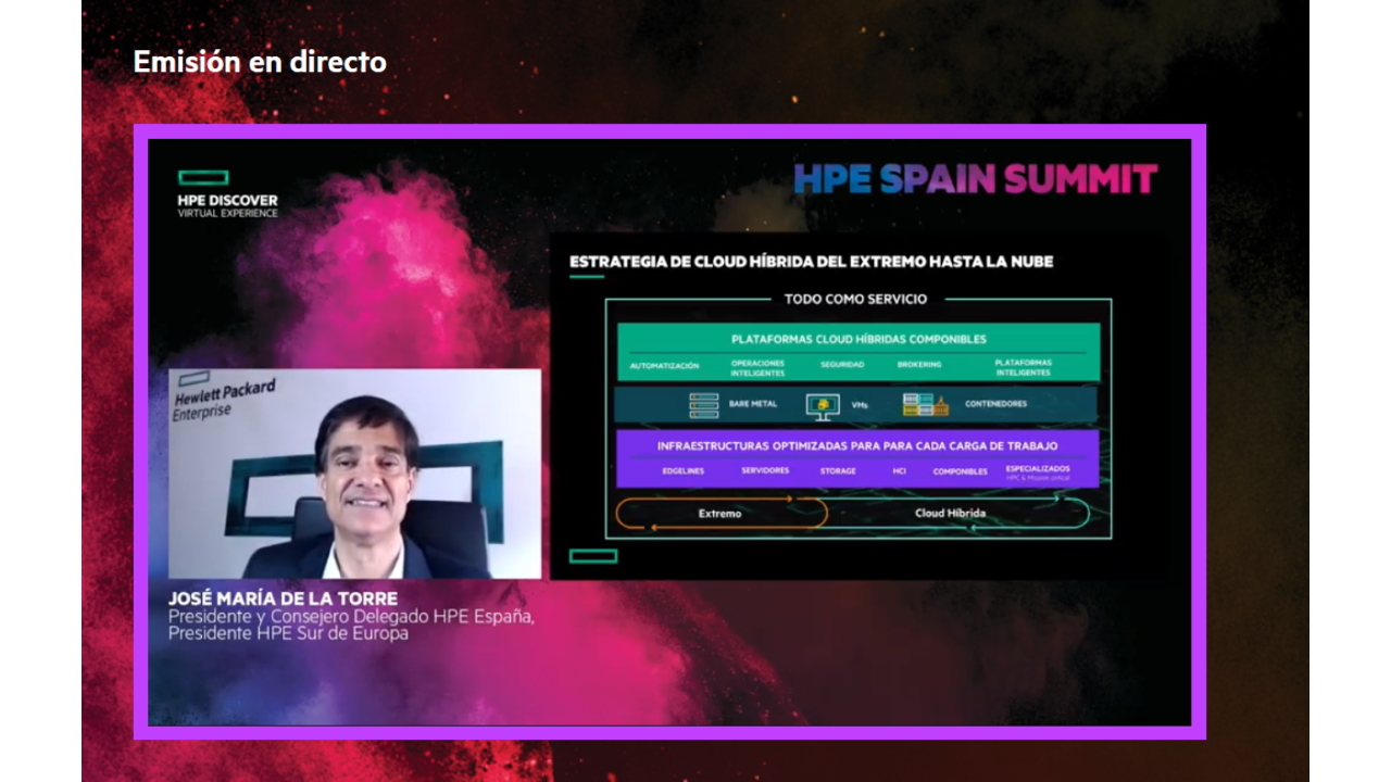 HPE Spain Summit 2020 JM de la Torre