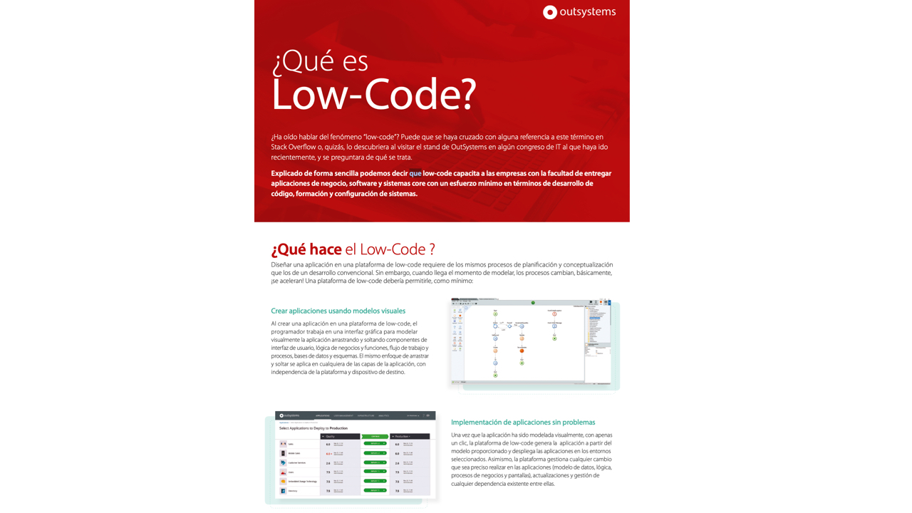 Low code: la manera de escalar y flexibilizar las aplicaciones de su empresa