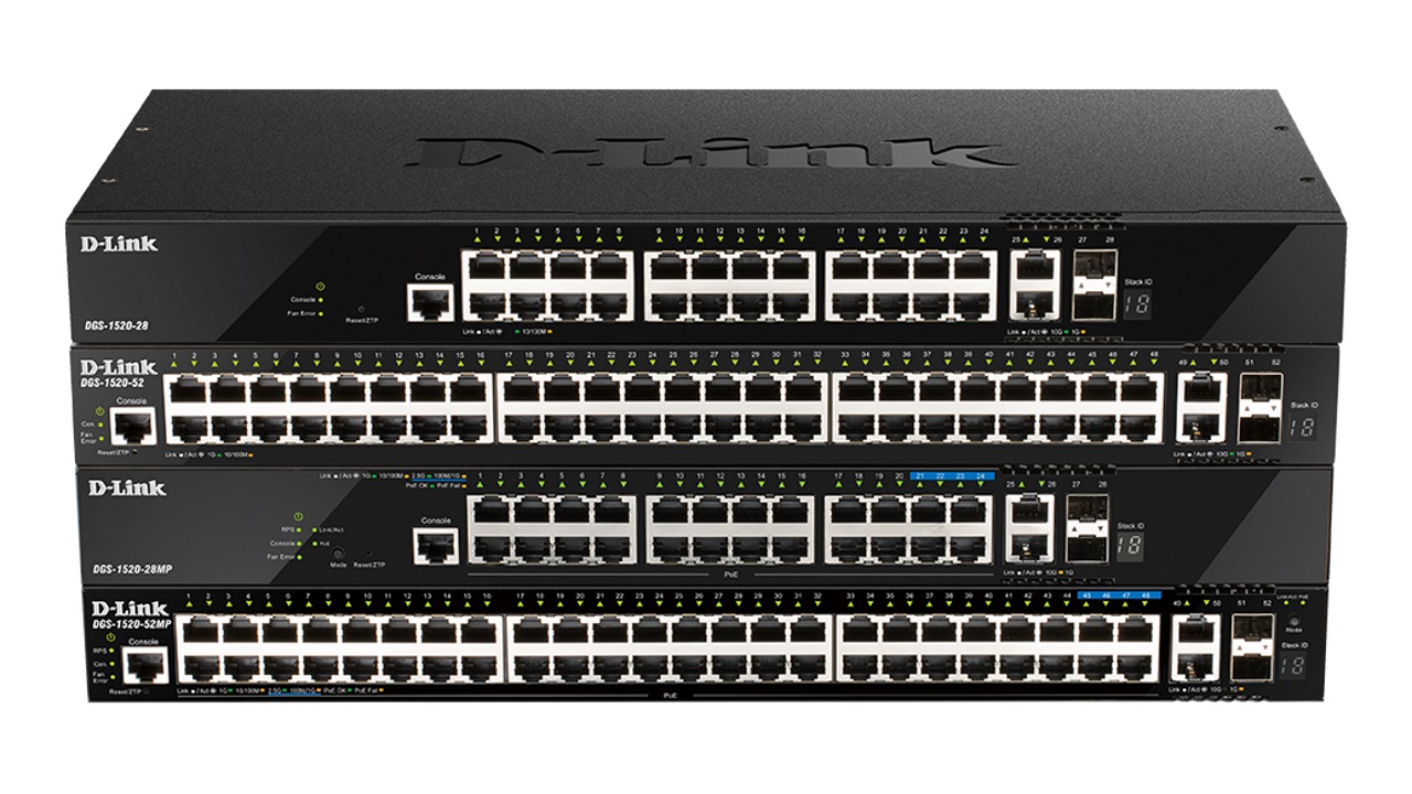 D-Link switches multigigabit