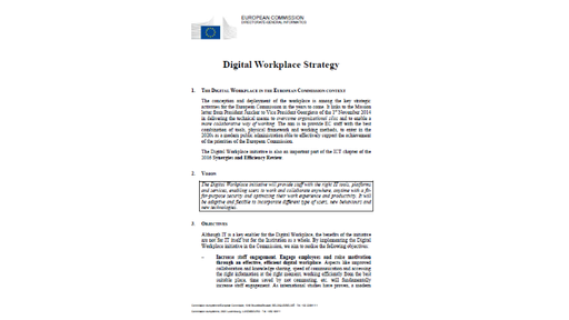 WP Digital Workplace Strategy EU