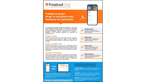 Datasheet - Finalcad One