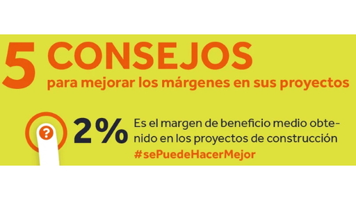 5 consejos para mejorar el margen en proyectos de construcción Infografía