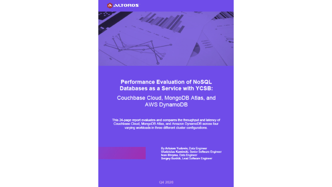 Portada WP Comparativa Rendimiento BBDD en Cloud