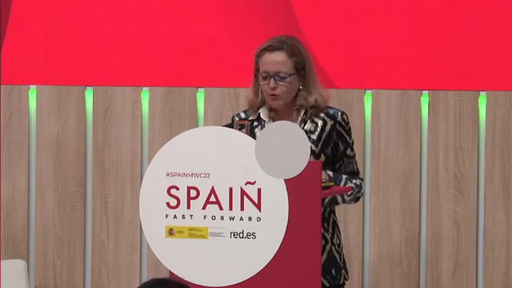 Nadia Calviño MWC 2022
