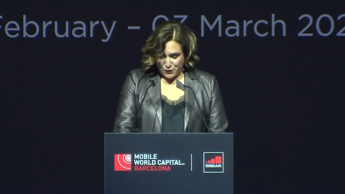 Ada Colau MWC 2022