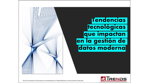 Tendencias tecnológicas que impactan en la gestión de datos