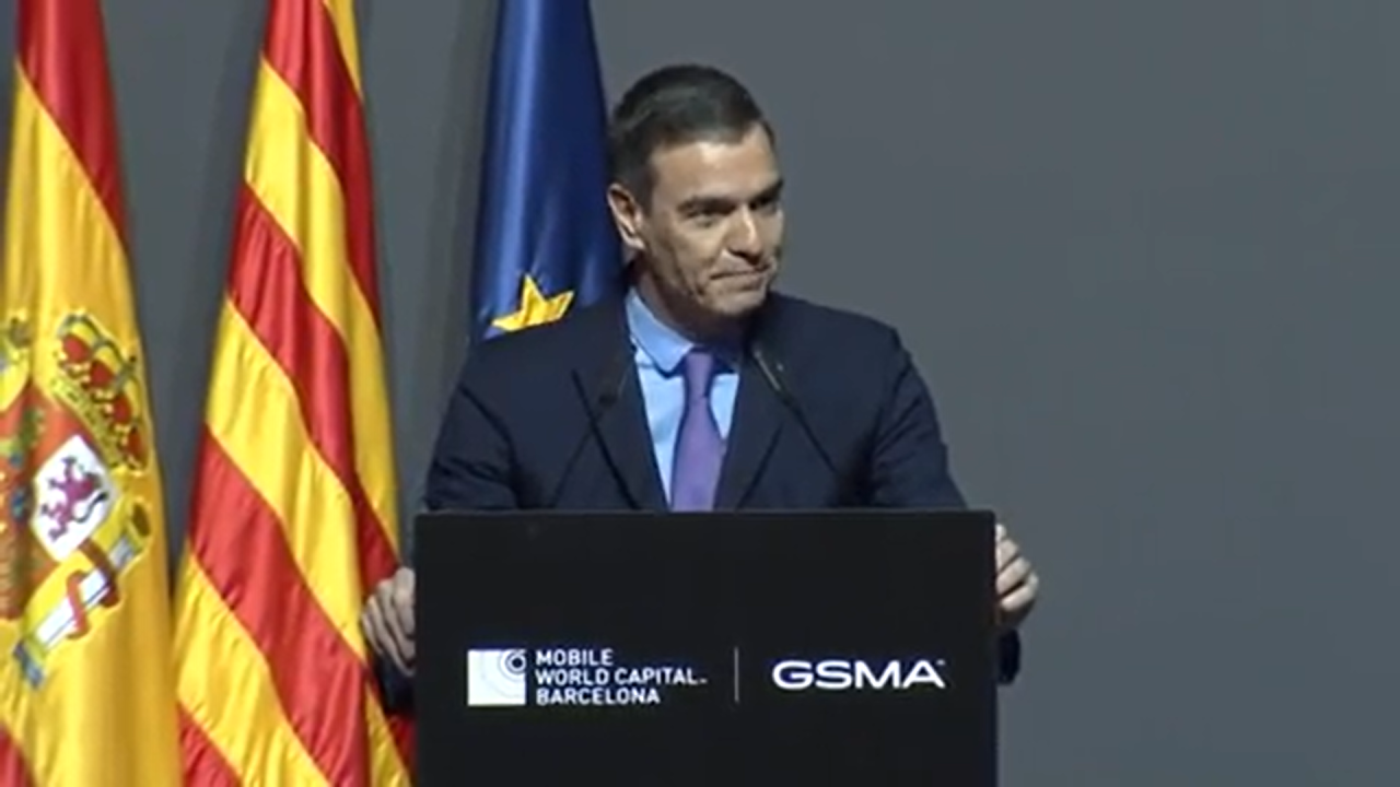 Pedro Sánchez en el MWC