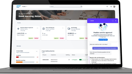 Joule - asistente de IA generativa de SAP