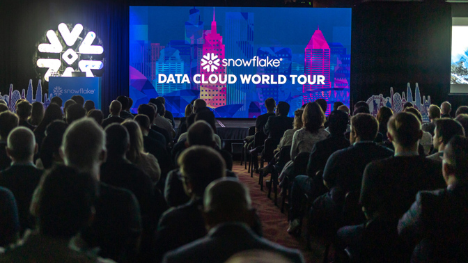 Snowflake data cloud world tour