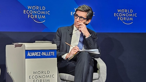 José Maria Álvarez-Pallete en Davos 2024