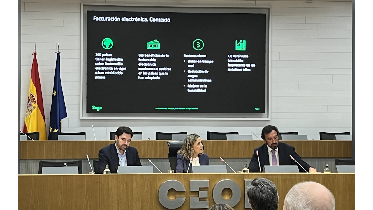 Presentación informe Sage en la CEOE