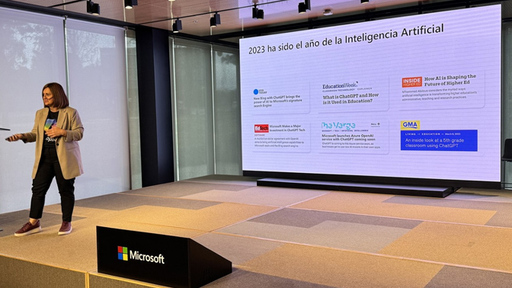 Microsoft evento educacion IA
