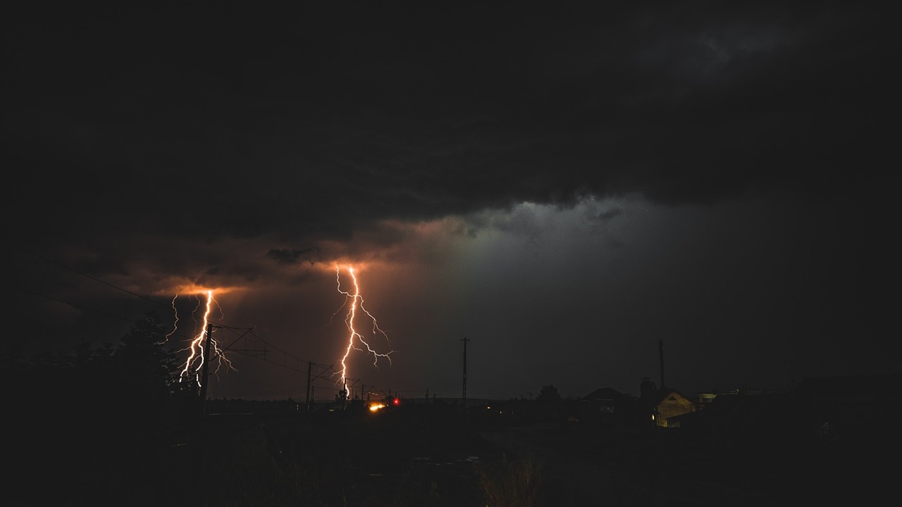 lightning storm