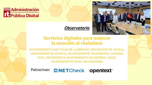 #ForoAAPP - Observatorio Servicios digitales para mejorar la atención al ciudadano