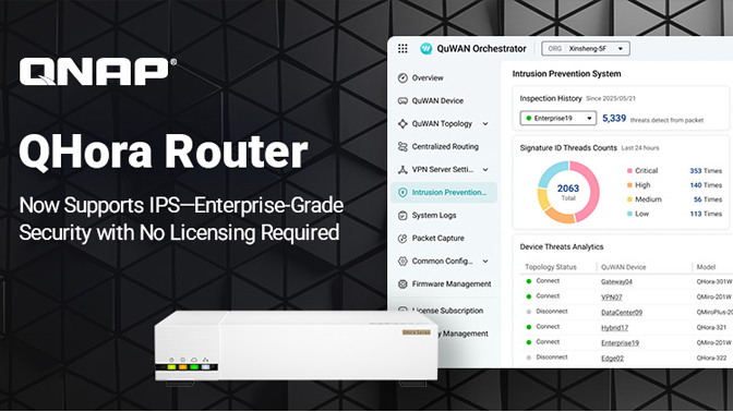 qnap router QHora IPS