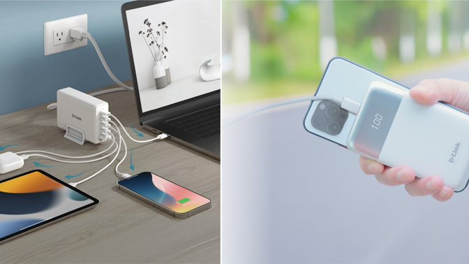 Dlink Cargadores GaN Powerbanks