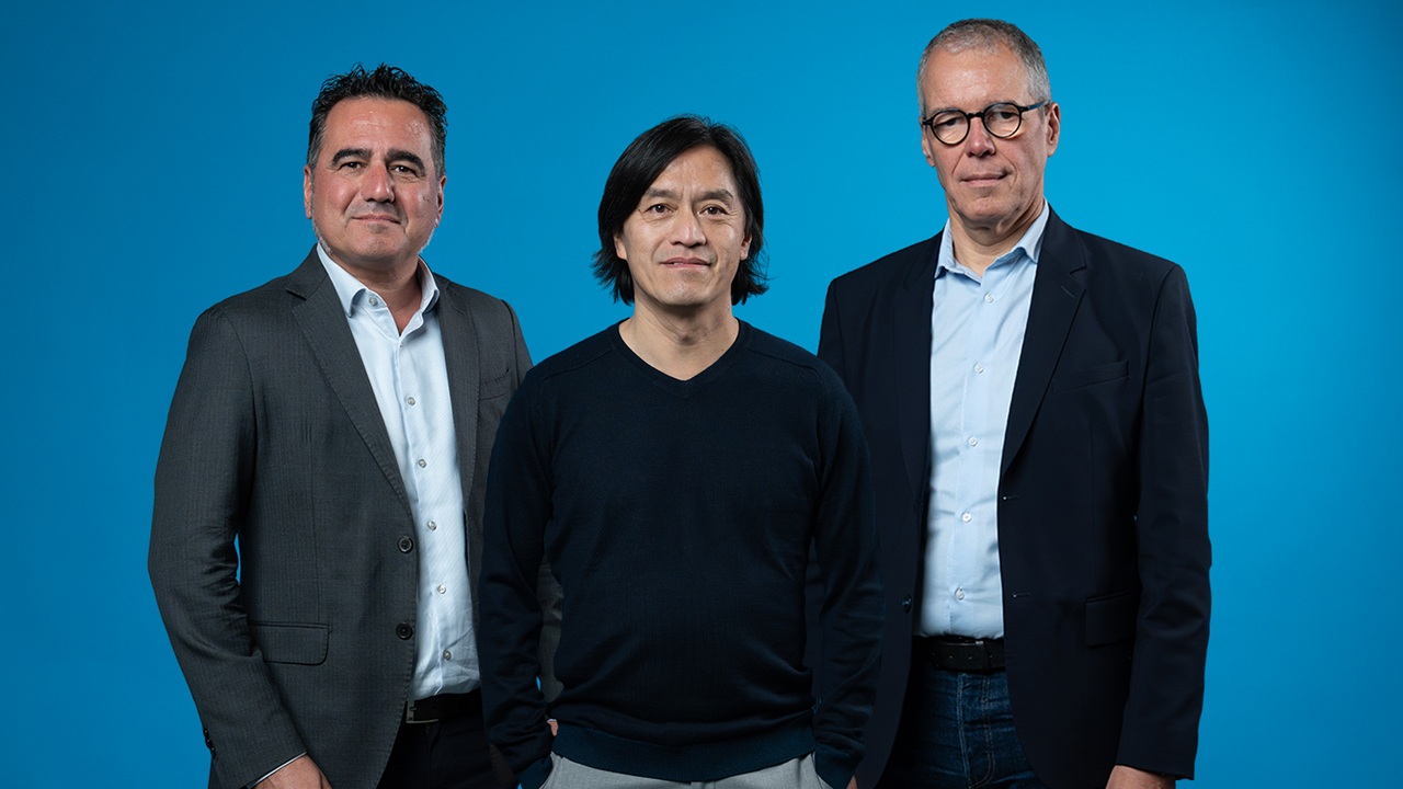 Javier Llosá, Patrik Giudicelli y Jean-Michel Breul