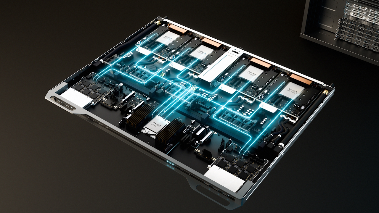 AMD Helios AI Rack - Juniper switch