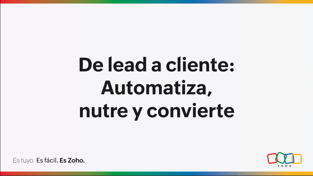 Captura webinar 3 Zoho